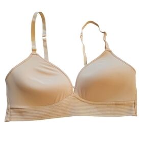 Lively sz 36 B tan wireless bra WL417